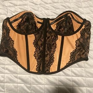 SHEIN strapless crop top